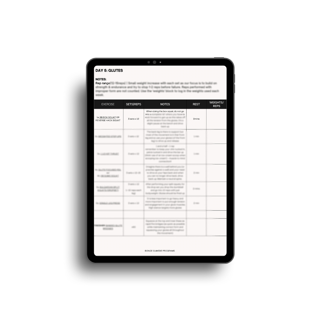 8-Week Program Body Recomposition Gym Program + Nutritional Guidance