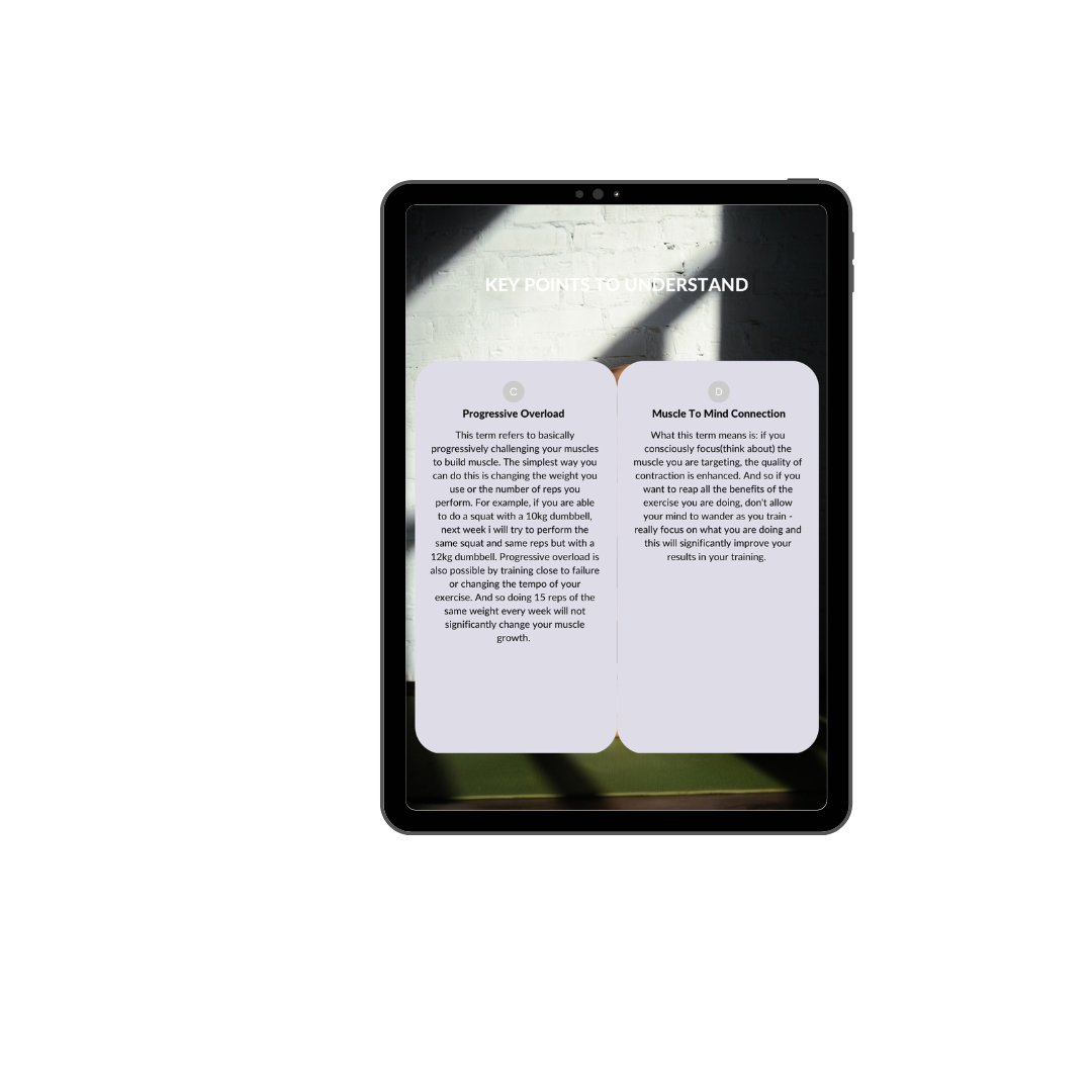 4 Week BEGINNER Fatloss & Muscle Building Program [Dumbbell-Only]